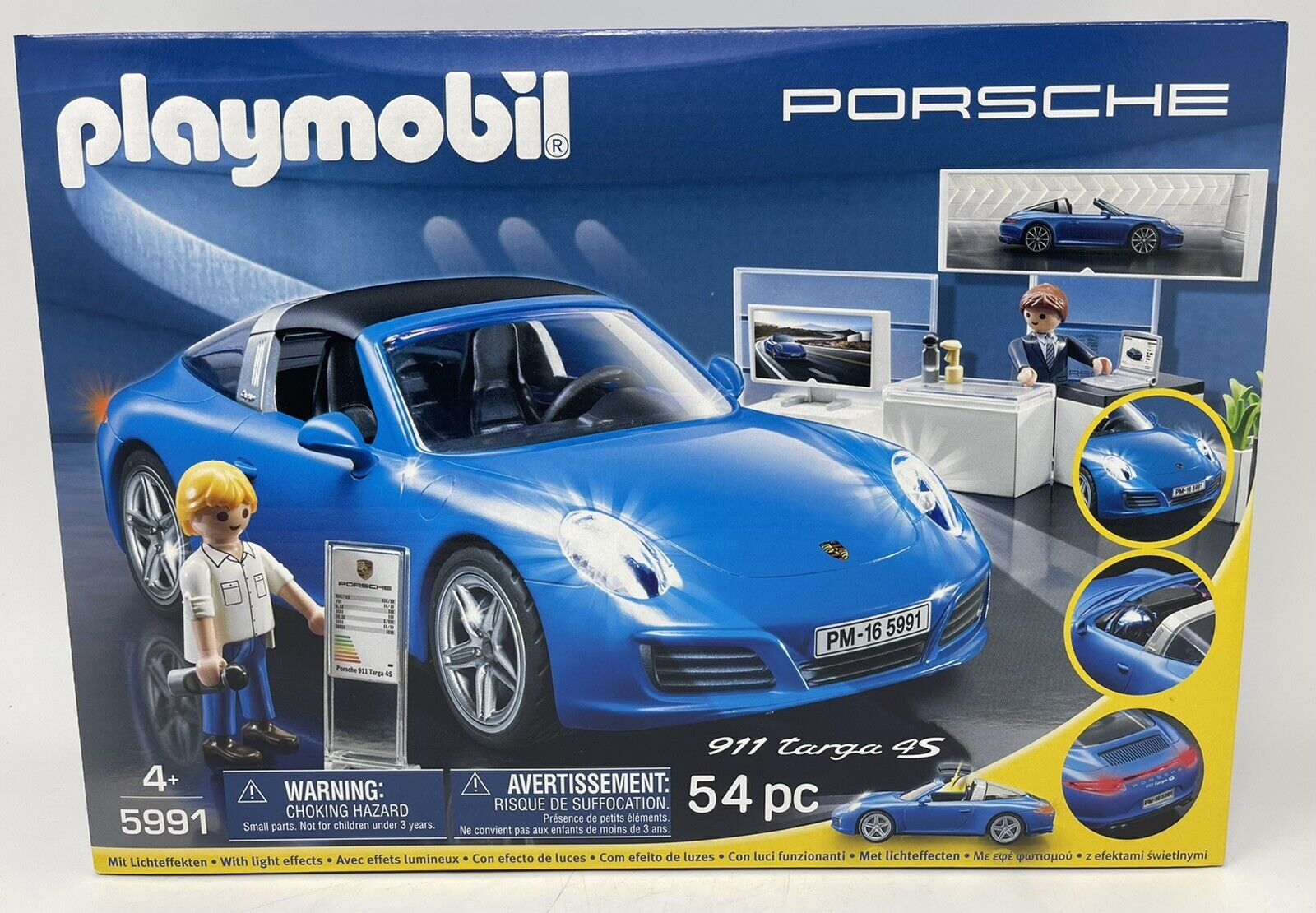 Playmobil 5991 Porsche 911 Targa 4S New In Box