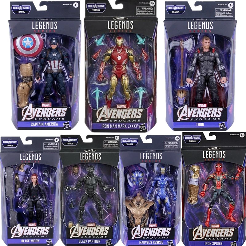 Figuras Marvel Legends Avengers Endgame Hasbro Iron Man Thor Viuda Rescate
