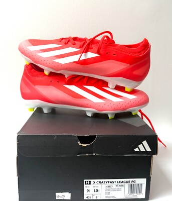 Adidas X Crazyfast League FG Size US M 9.5, W 10.5