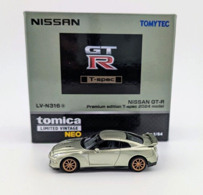 Tomica Limited Vintage NISSAN GT-R Premium Edition T-spec 2024 Model LV-N316a
