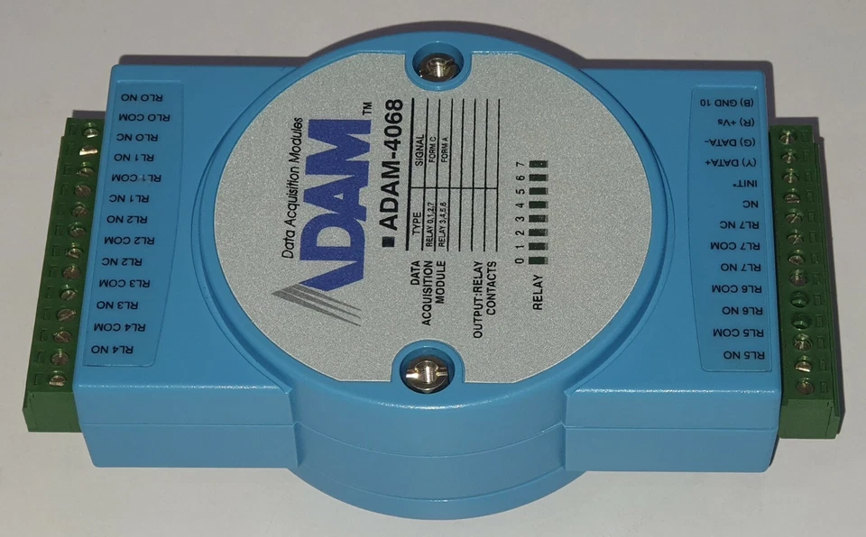 ADVANTECH DATA ACQUISITION MODULE ADAM-4068 RELAY I/O MODULE - Image 3 of 3