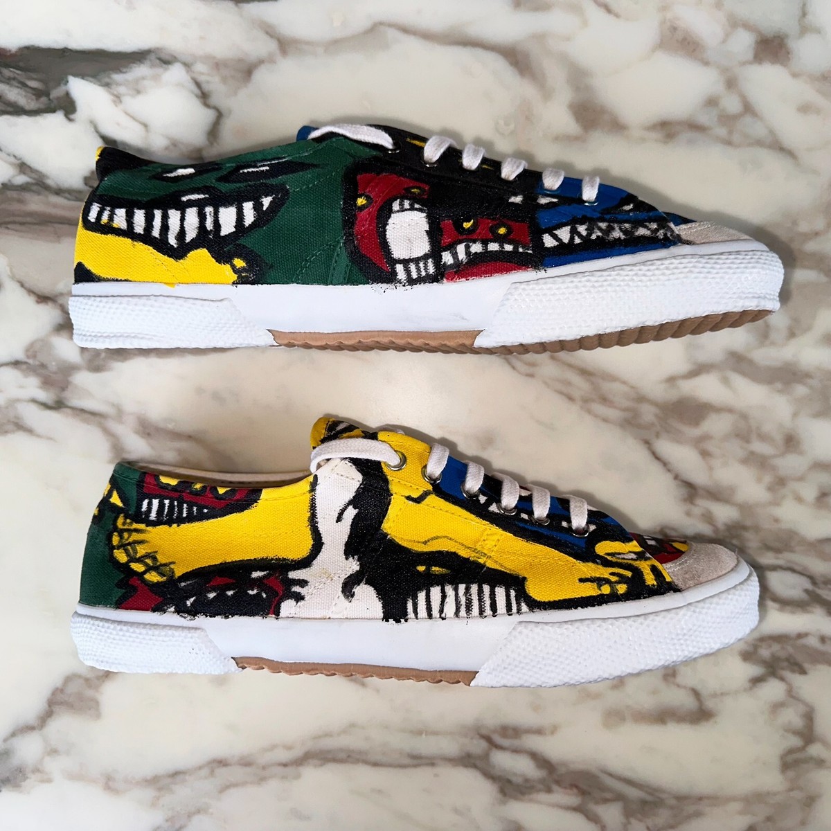 COMME des GARCONS HOMME PLUS Sneakers Hand-Painted COMME des GARCONS HOMME PLUS Sneakers Hand-Painted