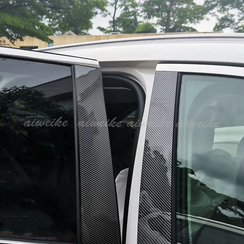 Carbon Fiber Exterior Window Bc-Pillar Cover Trim For Ford Escape Kuga 2020-2024 - Picture 4 of 6