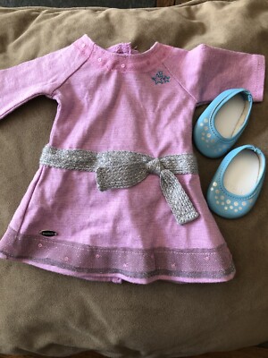 AMERICAN GIRL Truly Me Lilac Pink Sparkle Dress with Blue Shoes for 18 Doll | eBay AMERICAN GIRL Truly Me Lilac Pink Sparkle Dress with Blue Shoes for 18 Doll | eBay