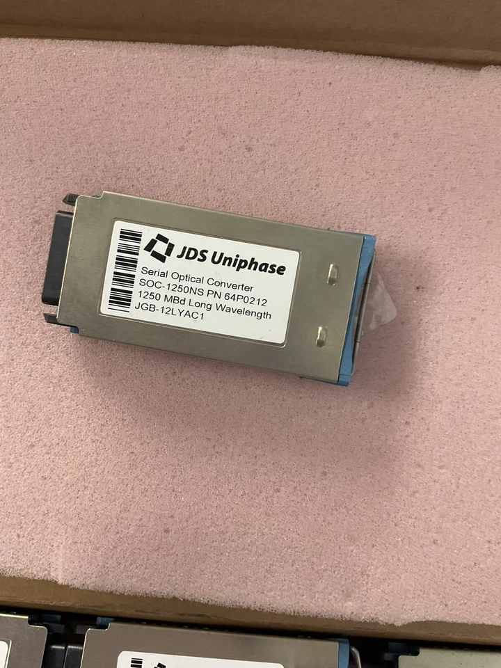 JDS Uniphase SOC-1250NS 1250 MBd Long Wavelength JGB-12LYAC1 - Image 2 of 4