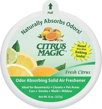 NEW CITRUS MAGIC FRESH CITRUS 8OZ SOLID  ODOR ELIMINATING AIR FRESHENER 1427814