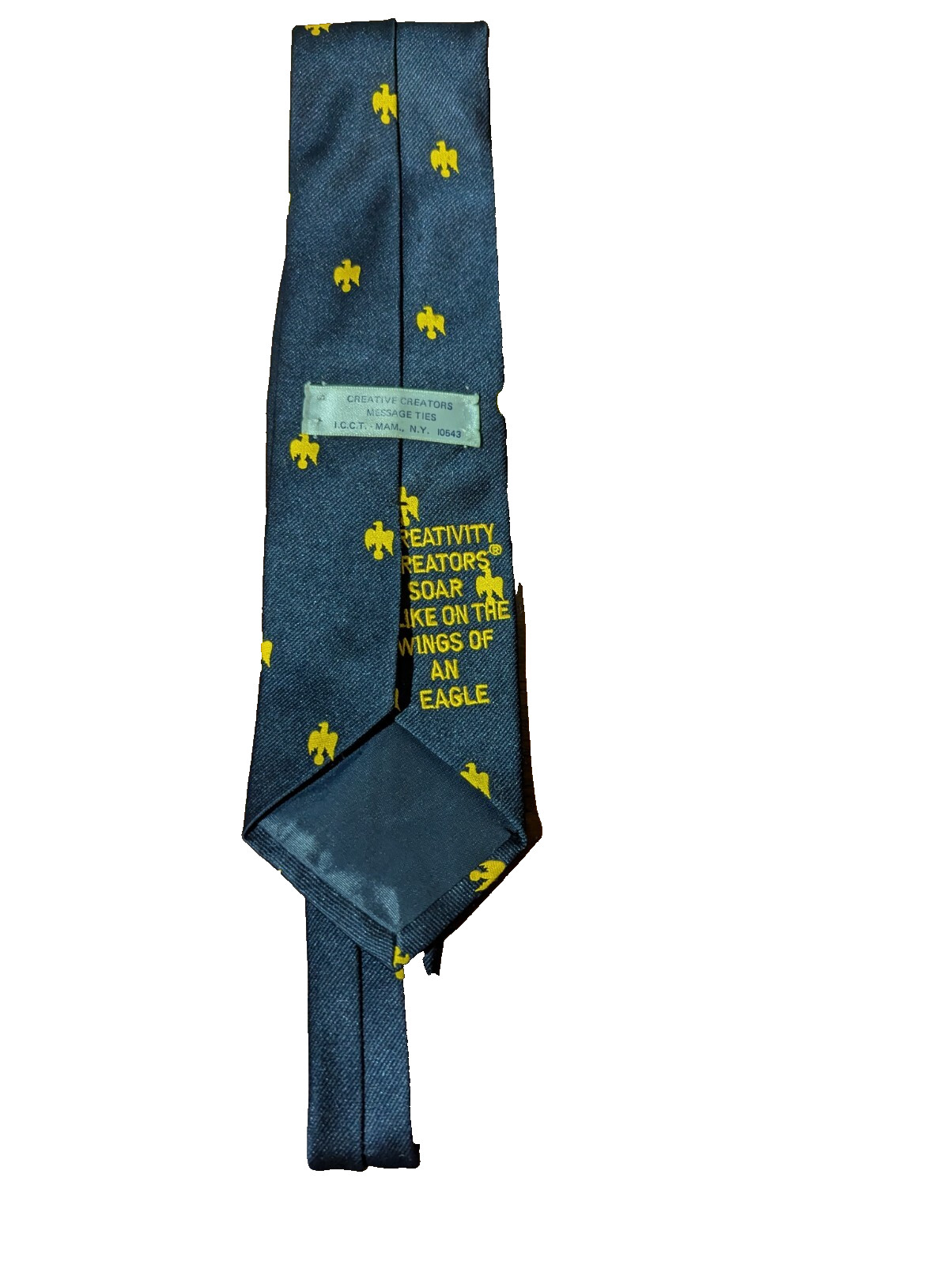 Creative Creators Message Tie - Eagle Wings - Blu… - image 1
