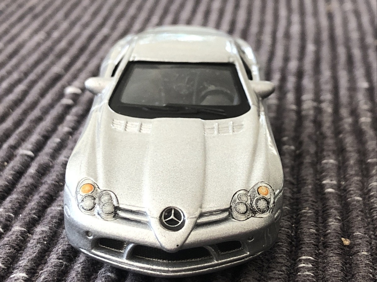 Burago Mercedes SLR McLaren Silver Diecast @ 1:64 2005 VGC | eBay UK