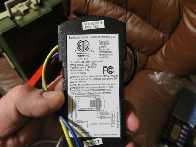 Replacement Ceiling Fan Remote 