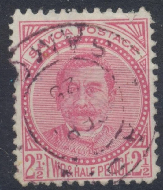 Sellos de Samoa: 1892-1900: SG52,57/7a,58/8a,59c,60,61/3,64b;+ bisect. SG63 CV £133 Foto 2 de 4