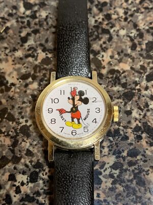 Vintage Bradley Mickey Mouse Swiss Watch - Rare - 023 Non