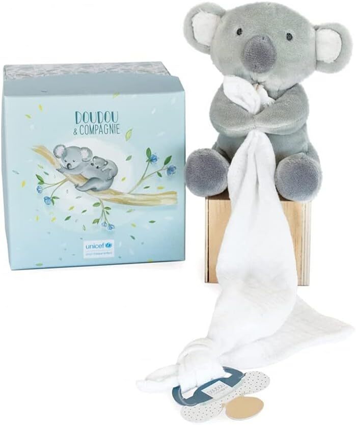 Doudou et Compagnie (DOUDX) DC3787 UNICEF KOALA - Porta moulinello, grigio