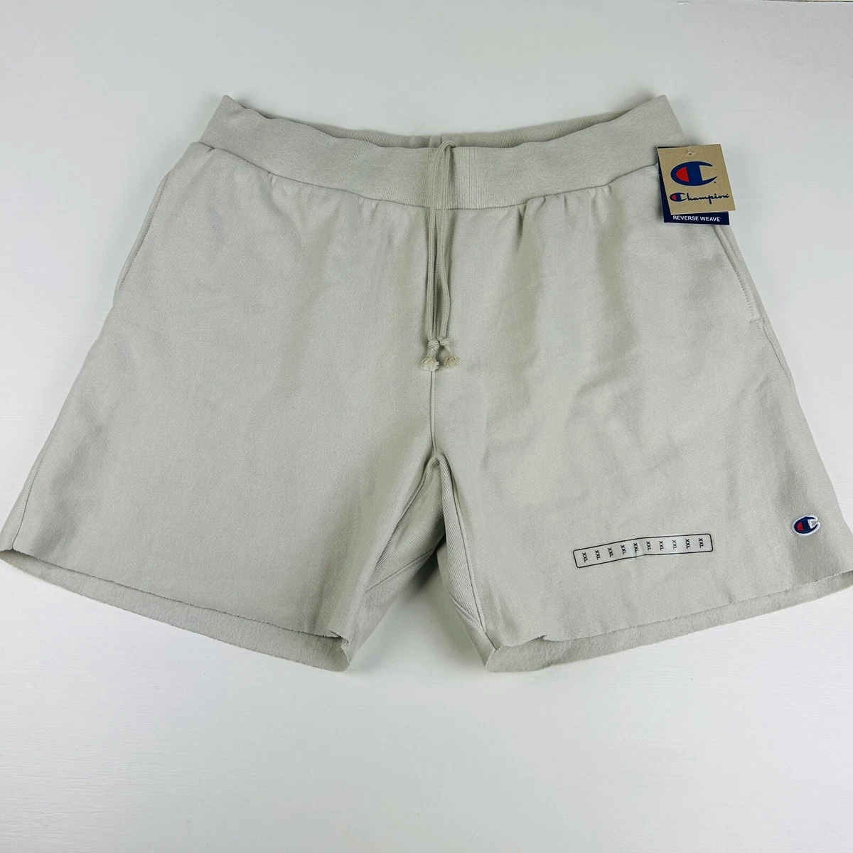 Champion Men's Shorts Reverse Weave Tan Cut Off fleece Sweat sz 2XL *New