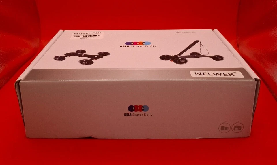 NEEWER Scaled Camera Table Dolly Slider Skater Design for DSLRs Video Camcorder - Image 2 of 4