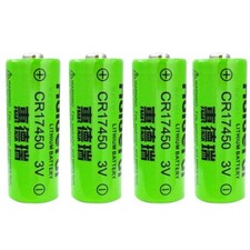 4pcs CR17450 3.0V 2500mAh Non-rechargeable Li-ion Battery without Plug