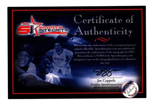 Cecil Fielder Detroit Tigers Signed No. 4 Jersey Number W/Sports Integrity COA - Picture 2 of 2