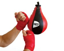 PERA VELOCE BEST GREEN HILL SPEED BALL PERETTA PELLE BOXE PUGILATO TRICOLORE