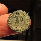 RARE Roman VALENTINIAN I AE3 348-351 AD VICTORY L WREATH PALM,PEARL DIADEMED R. — photo 7