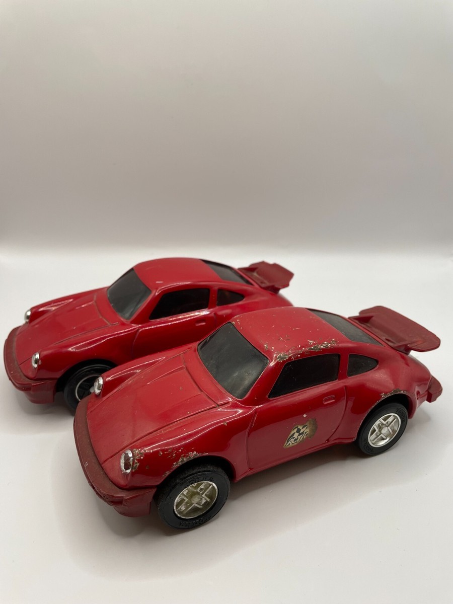 2 pieces 1977 Tonka Porsche 911 Red Made in Japan approximately 1