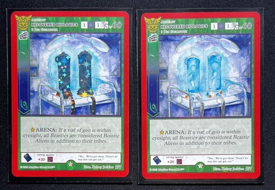 MetaZoo Disclosure Pages Recovered Biologics 5/7 Reverse Holo And Non Holo