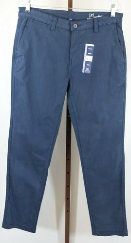 George Mens Navy Blue Stretch Slim 