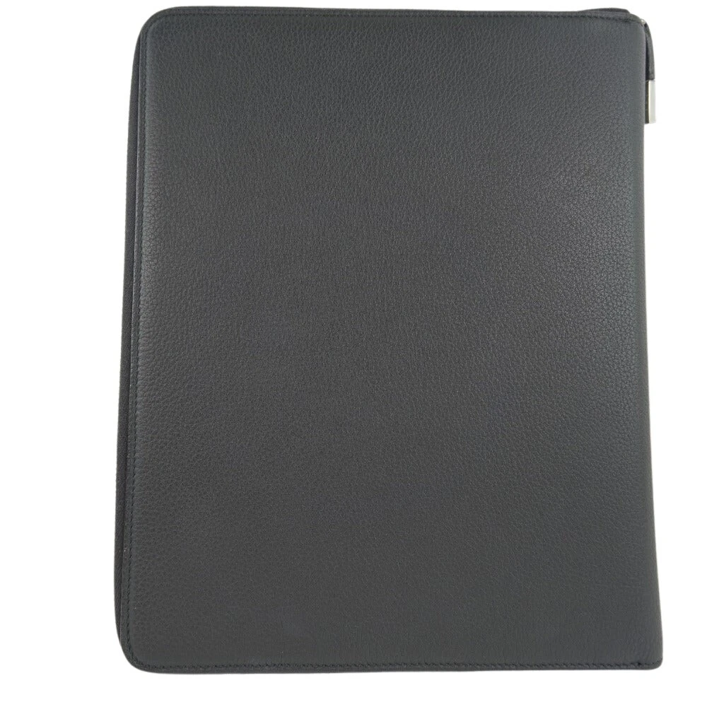 Dior    Sac pochette cuir noir authentique