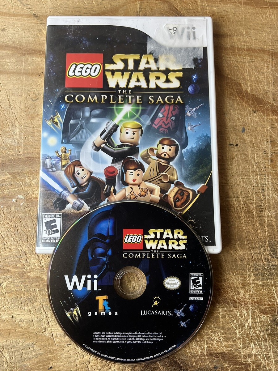 Nintendo Wii Lego Star Wars The Complete Saga No Manual Tested Works Great