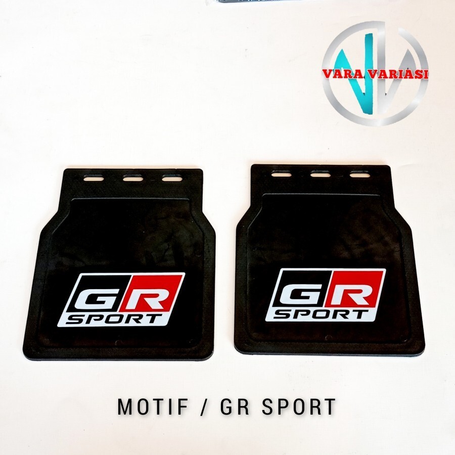 GR Sport Mud flap mudguard split screen for TOYOTA Car (2Pcs) 27cm