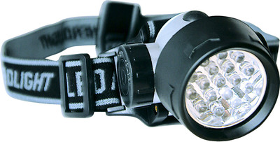 17 Power LED Kopflampe Zebco Stirnlampe superhell Camping- u. Anglerlampe 