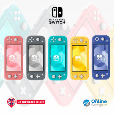 Nintendo Switch Lite Konsole 32GB Grau Blau Koralle Türkis - Beschreibung lesen