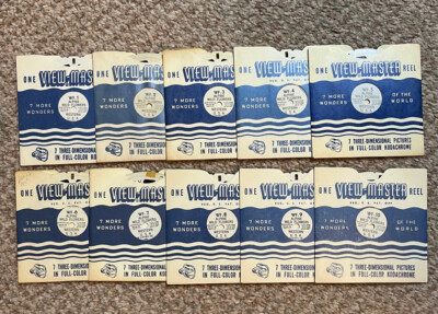 View Master Wild Flowers of Western USA, 10er Set. Viele weitere eingestellt.