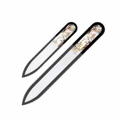 Glass Nail Files 3D Series set of 2 - Alphonse Mucha