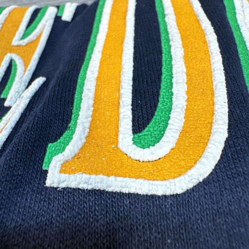 Vintage Notre Dame Fighting Irish Logo 7 T-Shirt Size M Blue Single Stitch NOS - Picture 12 of 12