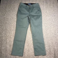 Democracy Ab Solution Green Skinny Jegging Pants Womens 10p B1560VMX229