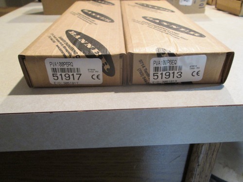 BANNER PVA100P6Q EMITTER/RECEIVER LIGHT SCREEN PAIR 52903 PVA100P6EQ, PVA100P6RQ - Picture 2 of 5