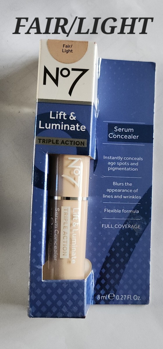 No7 Lift & Luminate Triple Action Serum Concealer – Abdeckstift Gegen Augenringe & Hautunreinheiten