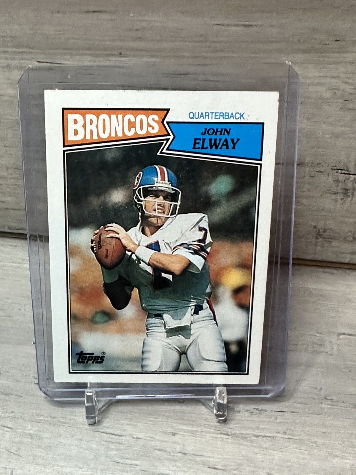 1987 Topps #31 John Elway   Denver Broncos HOF Quarterback Super Bowl Champ