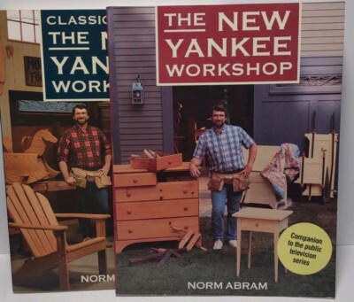 New Yankee Workshop Books 1989 & 1990 Norm Abram Woodworking PBS TV Guide