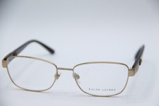 NEW RALPH LAUREN RL 5096Q 9324 GOLD BLACK AUTHENTIC DESIGNER EYEGLASSES 52-16