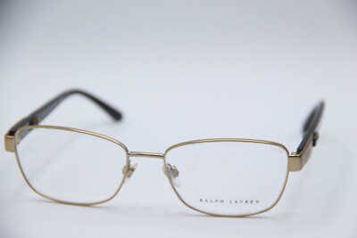 NEW RALPH LAUREN RL 5096Q 9324 GOLD BLACK AUTHENTIC DESIGNER EYEGLASSES 52-16
