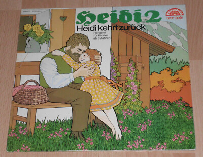 JOHANNA SPYRI Heidi 2 LP KINDER HÖRSPIEL