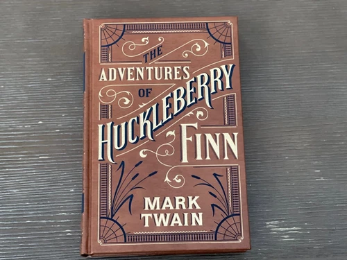Adventures of Huckleberry Finn by Mark Twain Brand New Leather Bound Collectible