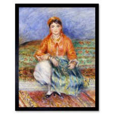 Renoir Algerian Girl Art Print Framed 12x16