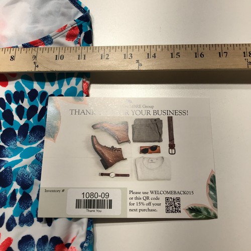 NEW Kanu Surf Swimsuit Girls Size 10 White Blue orange Floral Print Regular Cut - Picture 11 of 12