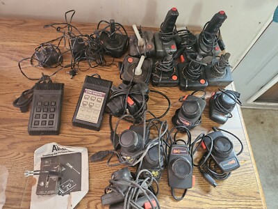 Vintage Atari Controller Lot Paddle Controllers & Joystick,  Video Touch Pads,