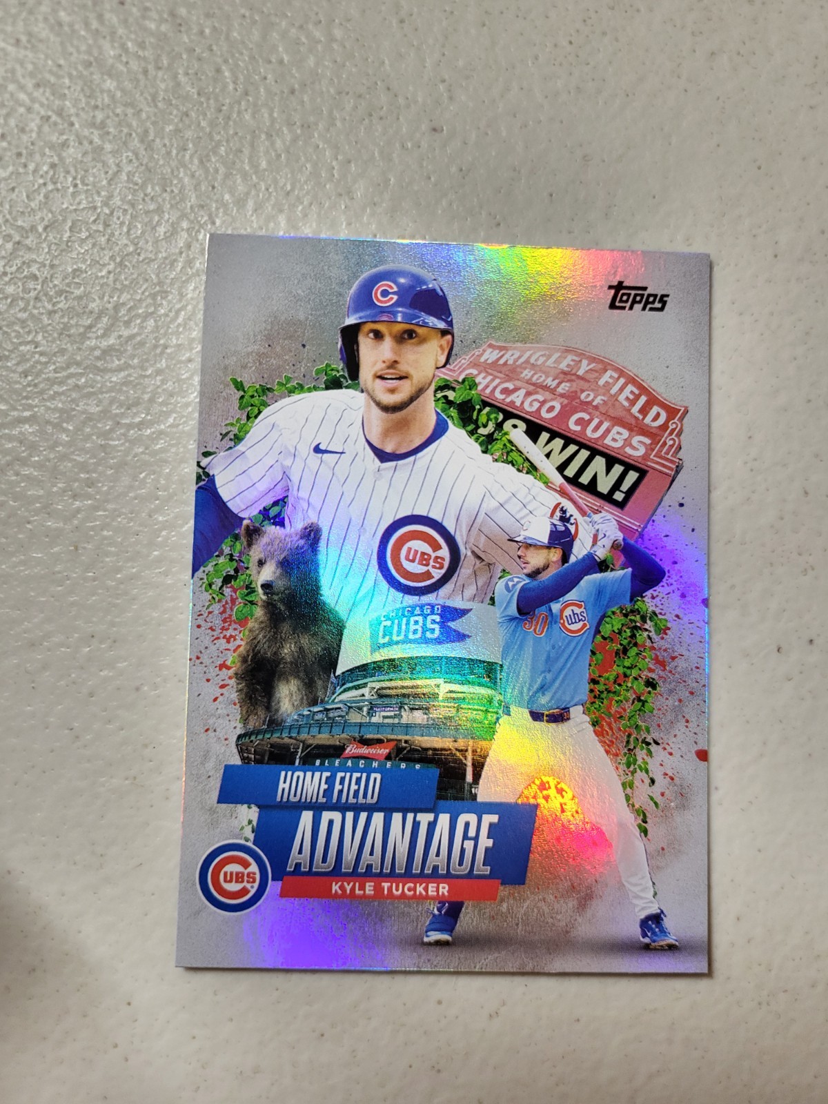 2025 Topps Update HFA Kyle Tucker Home Field Advantage SSP SP HA-45 Chicago Cubs