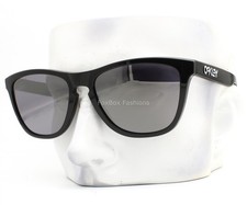 Oakley Frogskins Sunglasses OO9013-C455 Polished Black Prizm Mirror with Pouch