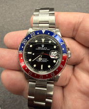 (1990) Rolex GMT Master Pepsi Stainless Steel 16700 40mm Oyster Bracelet