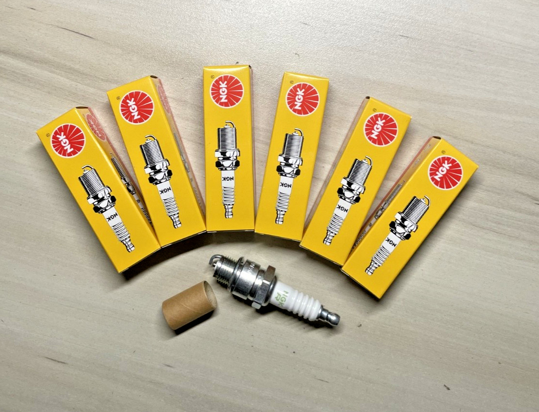 6 Pack Genuine NGK 4495 Spark Plugs BPZ8H-N-10 for Outboard Mercury