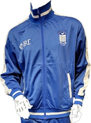 Buffalo Dallas Phi Beta/&Beta; Sigma Vintage Track Jacket [Blue - M]